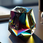 luxury gemstone shines with vibrant blue crystal brilliance generated by ai